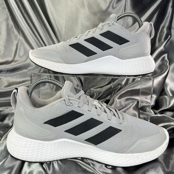 Adidas Mens Edge Gameday EG1444 Gray Black Running Shoes Sneakers Size 6.5 US/39 - Picture 8 of 17